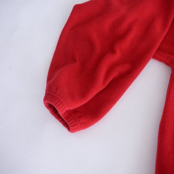 VTG Sierra Pacific Outdoor Red Flannel Bryson Cattle Company Quarter Zip Sweater - Picture 7 of 9